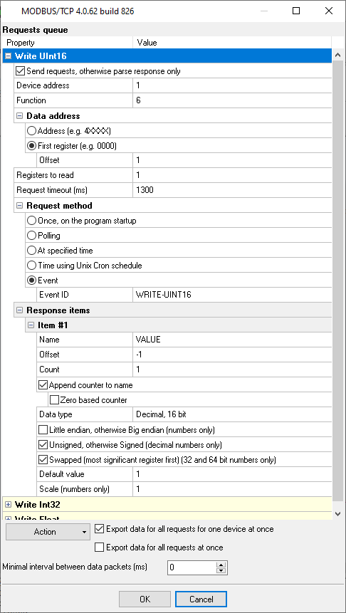 Adding the "Write" request